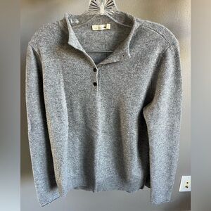 Rag & Bone Heather Gray Roll Neck Sweater